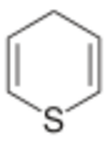 Skeletal formula of 4H-Thiopyran