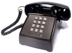 AT&T push button telephone western electric model 2500 dmg black.jpg