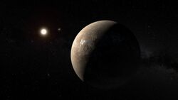 Artist’s impression of Proxima Centauri b shown hypothetically as an arid rocky super-earth.jpg