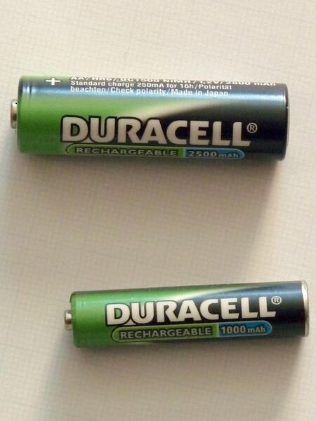 File:Duracell rechargeable batteries.JPG
