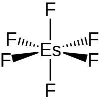 Einsteinium hexafluoride.svg