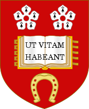 Escutcheon of the University of Leicester.svg