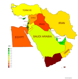 Life expectancy map -Middle East -2020 -with names.png