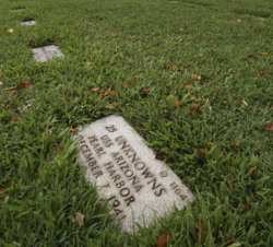 USS Arizona unknown grave marker