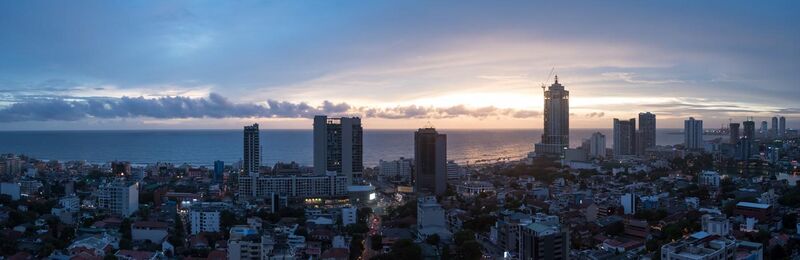 File:Colombo sunset aerial Pano (29446036634).jpg