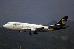 N578UP - United Parcel Service (UPS) - Boeing 747-45E(BCF) - HKG (13219958434).jpg