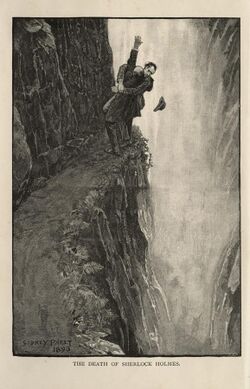Sherlock Holmes and Professor Moriarty at the Reichenbach Falls.jpg