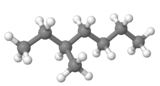 Ball-andStick model of 3-methylheptane