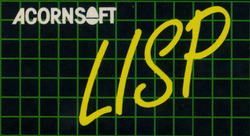 Acornsoft LISP logo (Acorn Electron cartridge).png