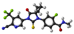Apalutamide molecule ball.png