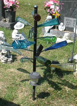 Bottle Tree in Central Holmes Cemetery (Yazoo County, Mississippi).jpg