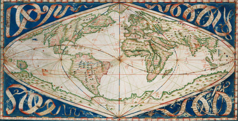 File:Carte cosmographique ou Universelle description du monde, Jean Cossin, Dieppe, 1570.png