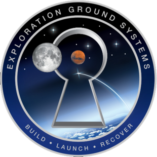 Exploration Ground Systems logo from verified Twitter account at www.twitter.com/NASAGroundSys. The logo hold no copyright as it is a NASA government work. See NASA image usage/copyright policy here: https://gpm.nasa.gov/image-use-policy