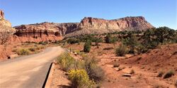 Eph Hanks Tower from Capitol Reef Scenic Drive.jpg