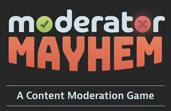 Moderator Mayhem Title Screen