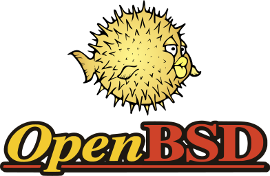 File:OpenBSD Logo - Cartoon Puffy with textual logo below.svg
