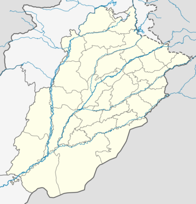 Pakistan Punjab location map.svg