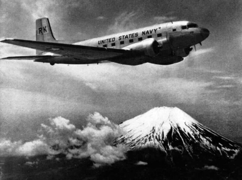 File:R4D-8 VR-23 over Mt Fuji 1952.jpg