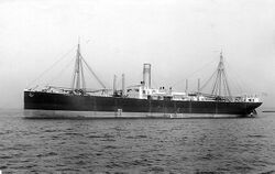 SS Panaman in 1913 at Baltimore, Maryland