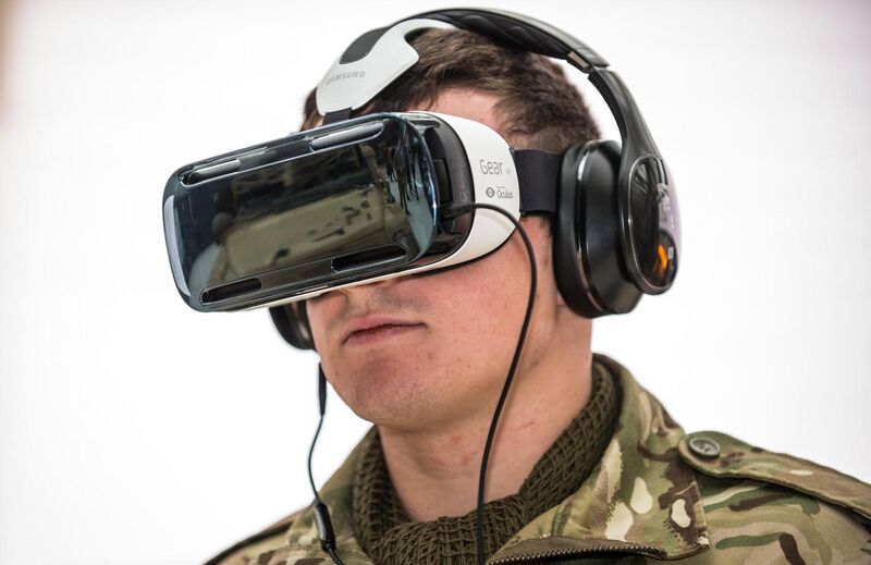 File:Soldier Using Virtual Reality Headset MOD 45158483.jpg
