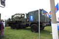 Tor-M2 missile reloader on a Tata truck at 2013 MAKS Airshow.jpg