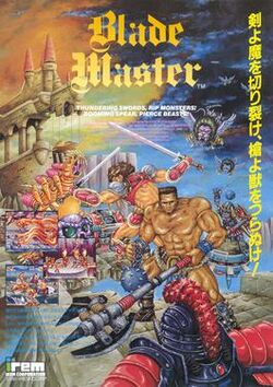 Blade Master arcade flyer.jpg