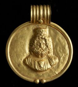 Egyptian - Pendant with Image of Sarapis - Walters 571524 - Front View B (cropped).jpg