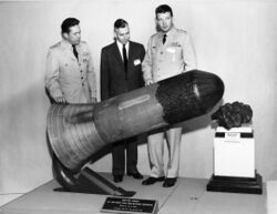 General Bernard A. Schriever ICBM Test Vehicle USAF 1959.jpg