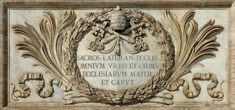 File:Inscription Ecclesiarum Mater San Giovanni in Laterano 2006-09-07.jpg