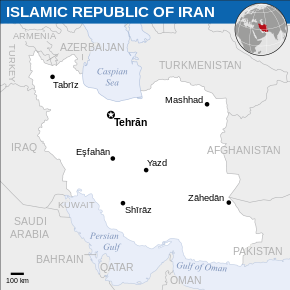 Iran - Location Map (2013) - IRN - UNOCHA.svg