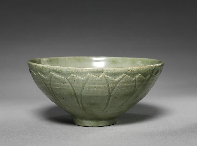 File:Korea, Goryeo period - Bowl with Lotus Petal Design in Relief - 1942.721 - Cleveland Museum of Art.jpg