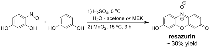 Resazurin synthesis