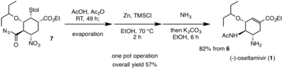 Third one-pot operation Hayashi 2009 Synthesis.png