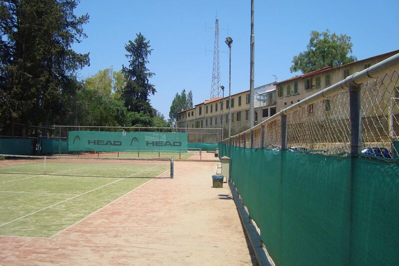 File:Field club tennis courts in central old part of Nicosia Republic of Cyprus.jpg