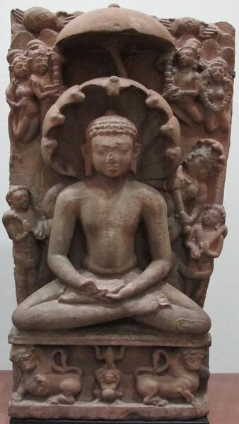 File:India, madhya pradesh, jina parshvanatha dalla tempèesta, 600-700.JPG
