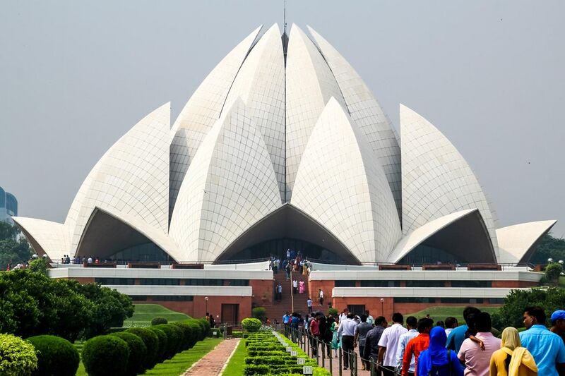 File:Lotus Temple, located in Delhi, India, is a Bahá'í House of Worship.jpg