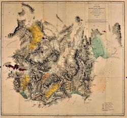 print: map of Lycia, 1842