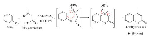 The Pechmann condensation as applied to 4-methylcoumarin