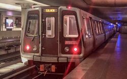 WMATA Alstom 6000 Series On The Silver Line