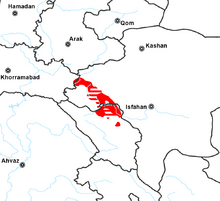 Distribution of Chaharmahali Turkic.png