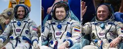 Soyuz TMA-03M crew after landing.jpg