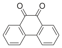 9,10-Phenanthrenequinone-2D-skeletal.svg