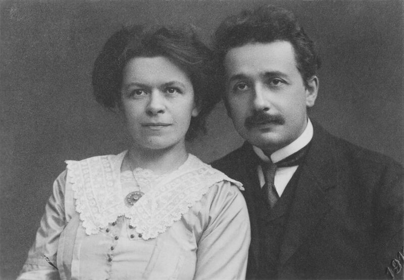 File:Albert Einstein and his wife Mileva Maric.jpg