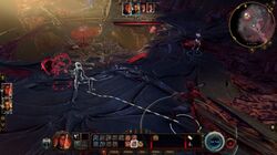 Screenshot of Baldur's Gate 3's first combat encounter.