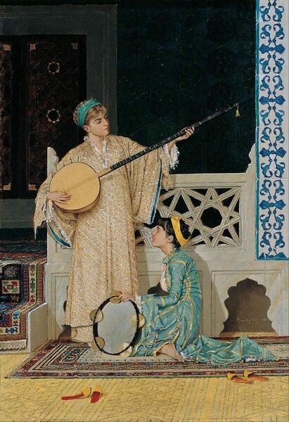 File:Osman Hamdi Bey - Two Musician Girls - Google Art Project.jpg