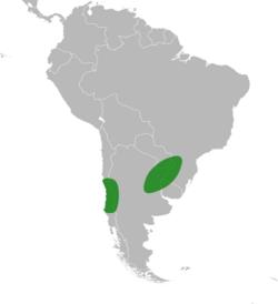 Quillajaceae distribution.svg