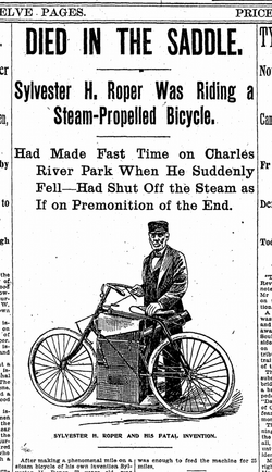 Sylvester H Roper Died in the Saddle Boston Daily Globe 2 June 1896.png
