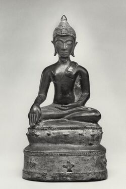 Thai - Seated Buddha in "Maravijaya" - Walters 542742.jpg