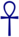 Ankh (SVG) blu.svg