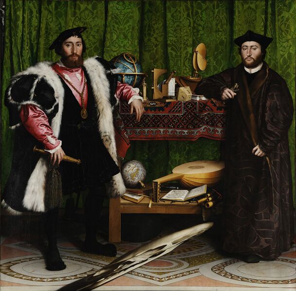 File:Hans Holbein the Younger - The Ambassadors - Google Art Project.jpg